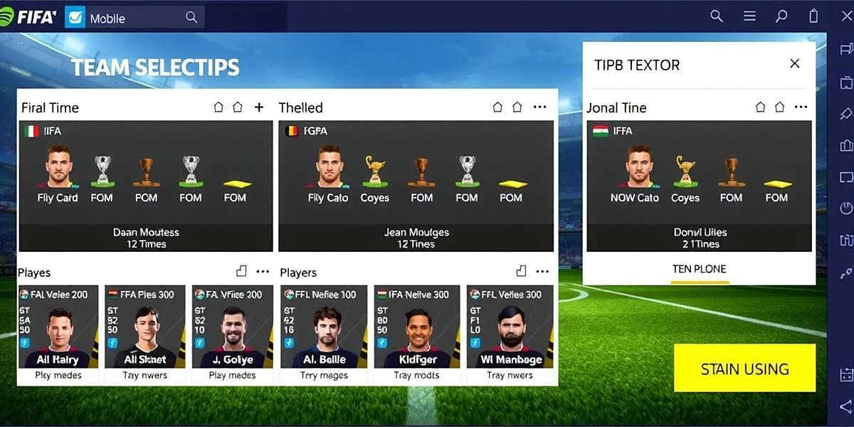 FIFA Mobile team selection interface with Indian players