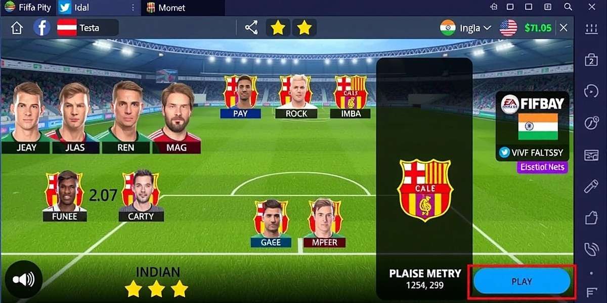 FIFA Mobile team chemistry screen with Indian players